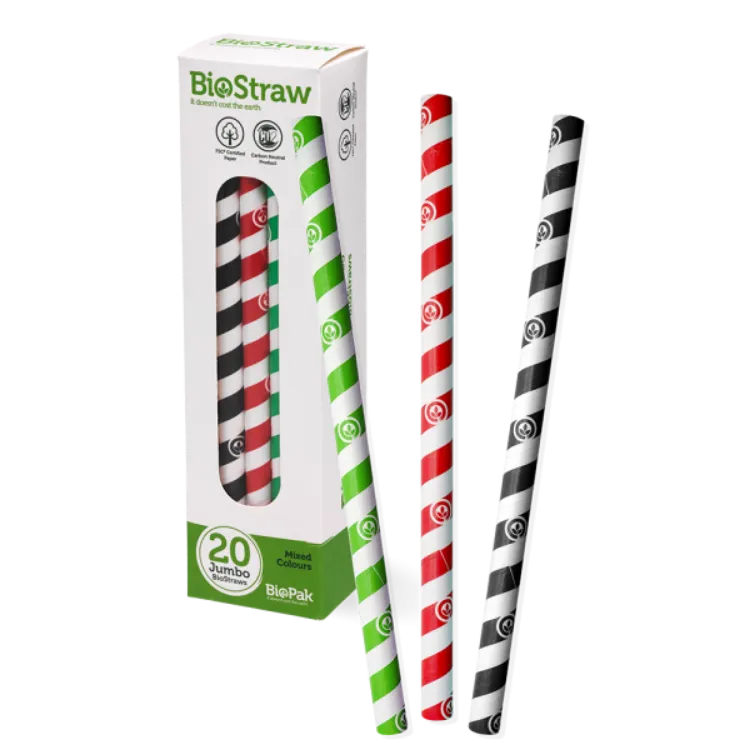 Picture of Mixed Jumbo straws - 20pk - mixed