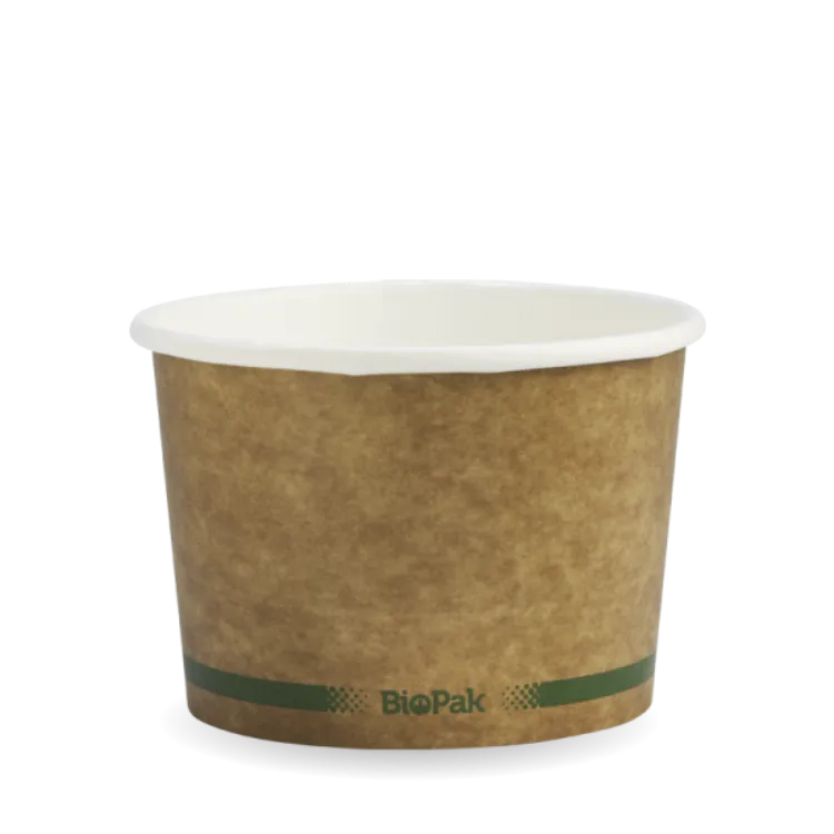 Picture of BioPak Paper BioBowls - Kraft Look