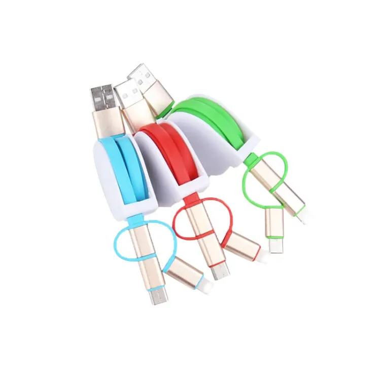 Picture of 3-In-1 Metal Retractable Charging Cable