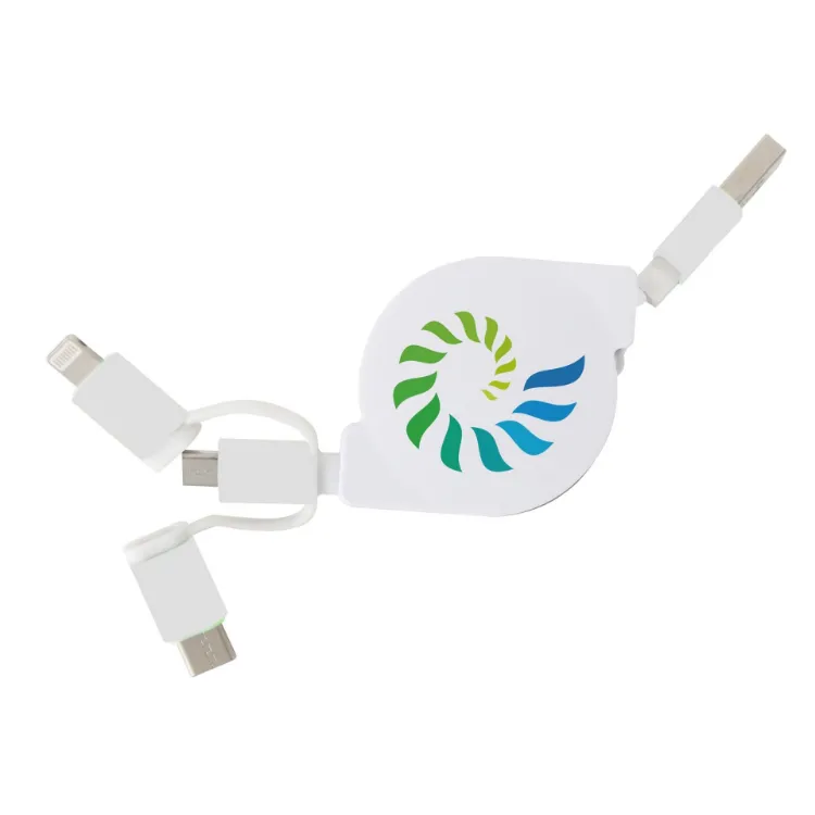Picture of 3-In-1 ABS Retractable Charging Cable