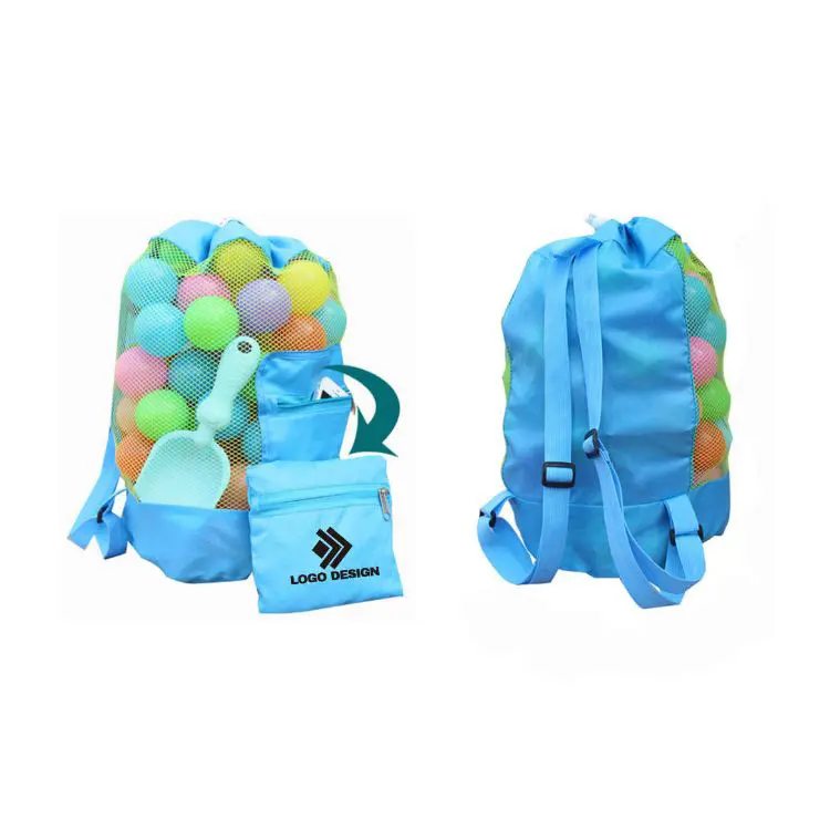 Picture of Foldable Mesh Drawstring Backpack