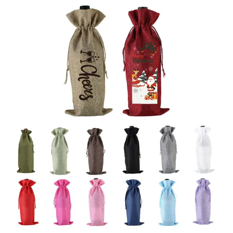 Picture of Wine Drawstring Bag
