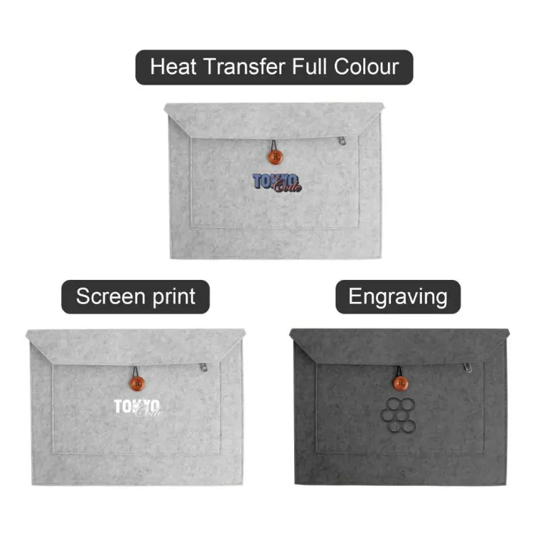 Picture of Custom Felt Laptop Bag