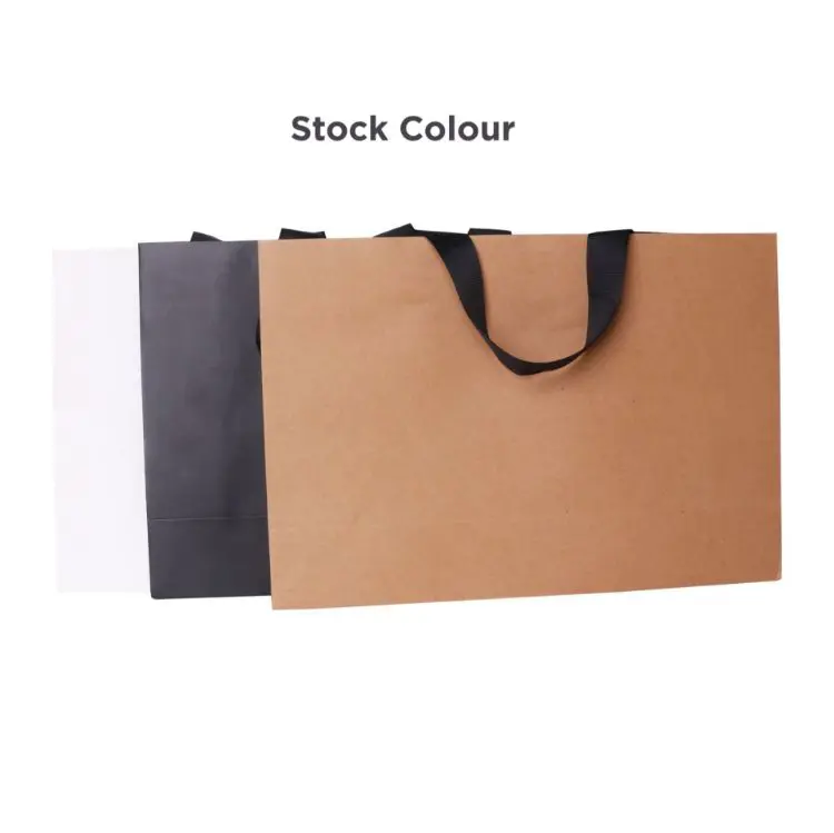 Picture of Medium Paper Bag with Flat Handle(320 x 220 x 100mm)