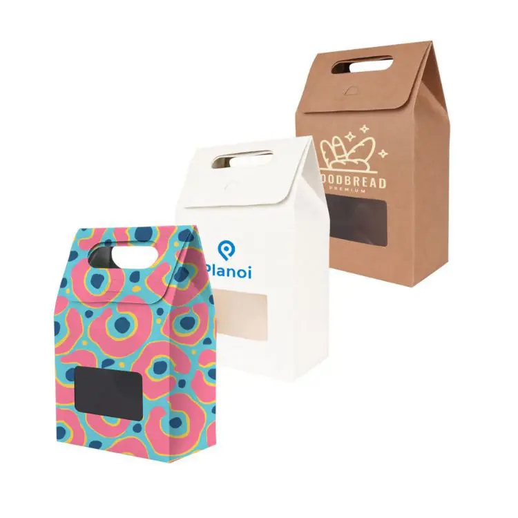 Picture of Die cut Handle Bag with Window(135x200x75mm )