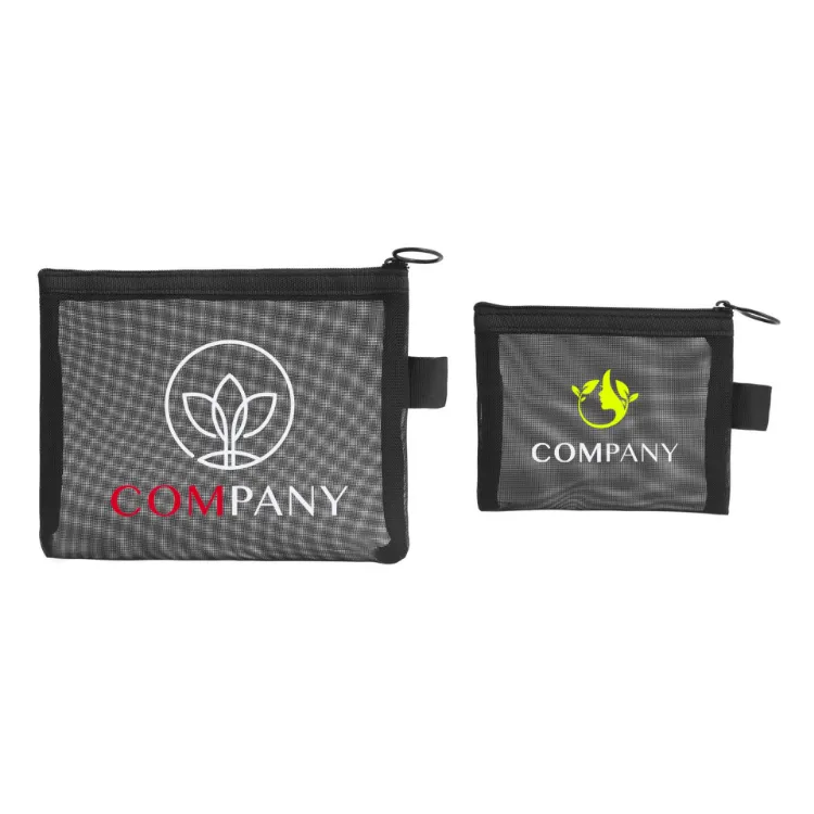 Picture of Nylon Mesh Flat Cosmetic Bag
