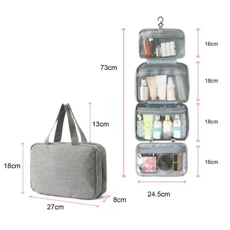Picture of Large Capacity Hanging Toiletry Bag