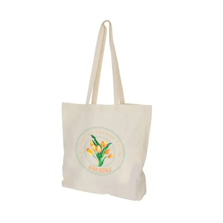 Picture of 170gsm Long Handle Calico Bag with Gusset