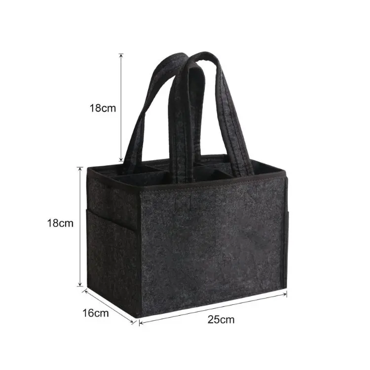 Picture of Felt Wine Tote Bag
