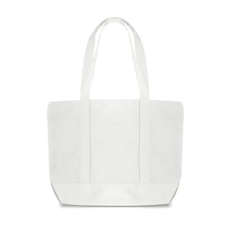 Picture of Canvas Zippered Tote Shoulder Bag