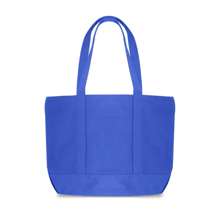 Picture of Canvas Zippered Tote Shoulder Bag