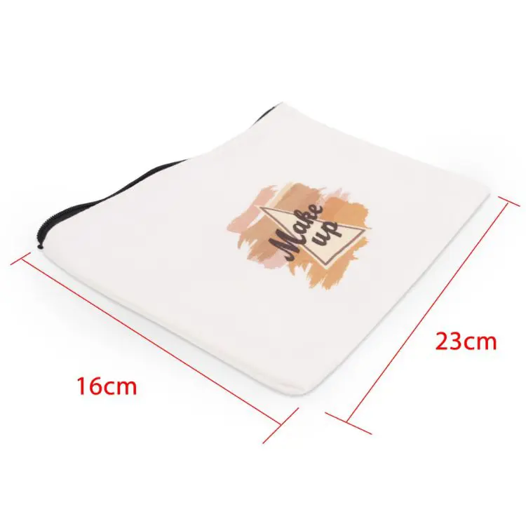 Picture of Rectangle Canvas Cosmetic Bag