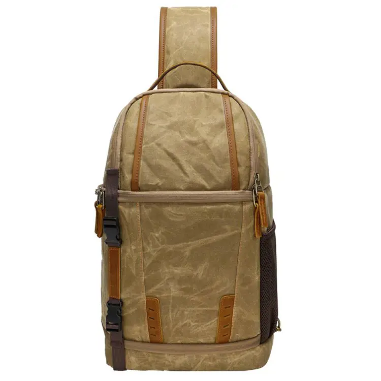 Picture of Waxed Canvas Camera Sling Bag