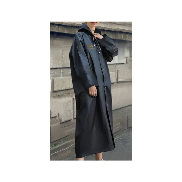 Picture of Reusable Adult PEVA Screen Print Raincoat