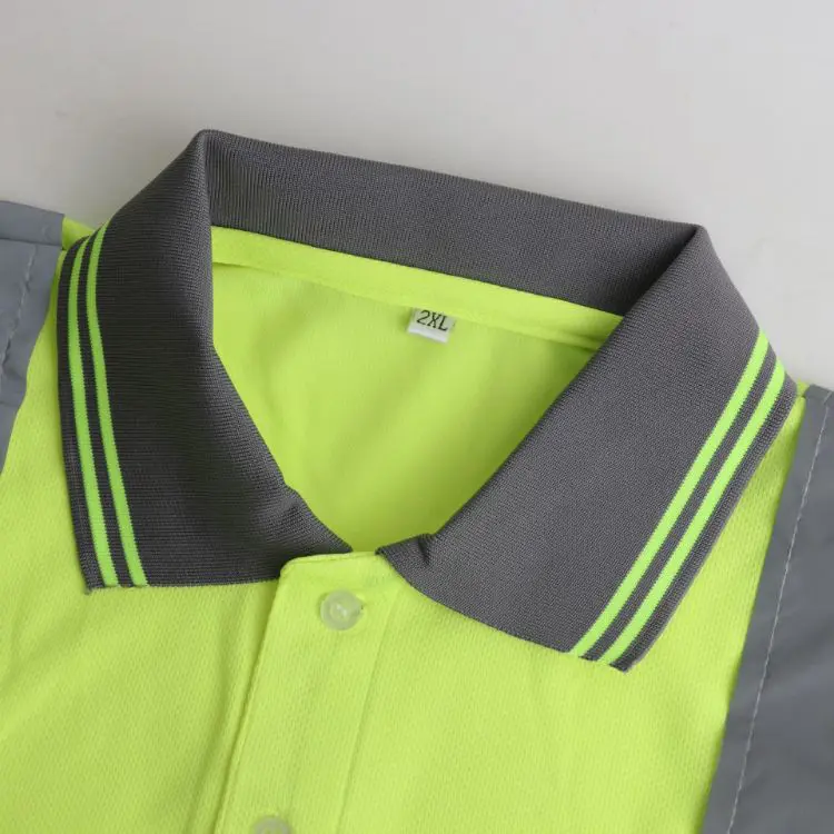 Picture of Unisex Polyester Hi-Vis Reflective S/S Polo
