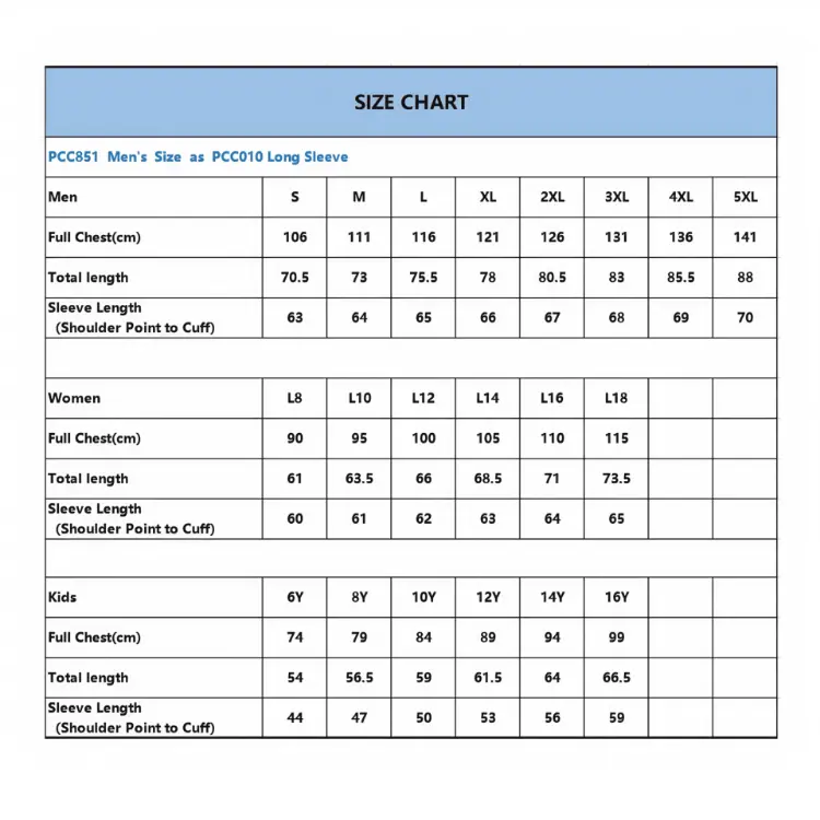 Picture of 100% Poly Milk Silk Sublimated Basic Long Sleeves POLO