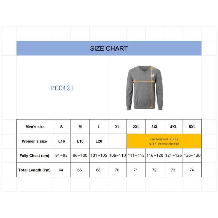 Picture of Unisex 100% Cotton V-Neck Sweater