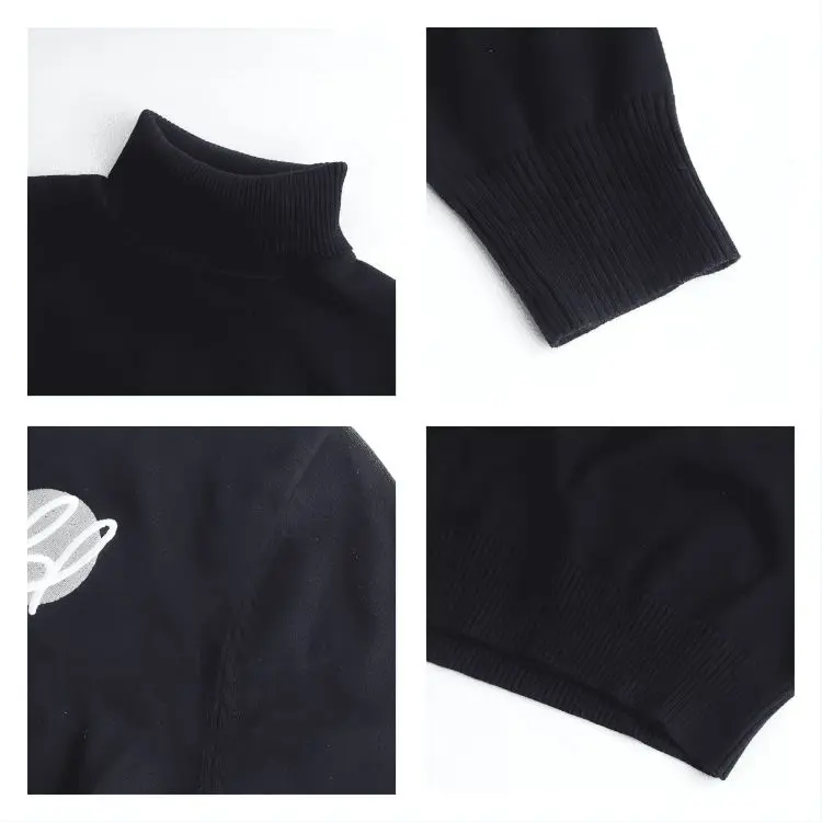 Picture of Unisex 100% Cotton Turtleneck Sweater