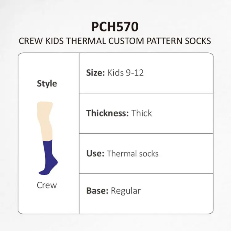 Picture of Crew Kids Thermal Custom Pattern Socks