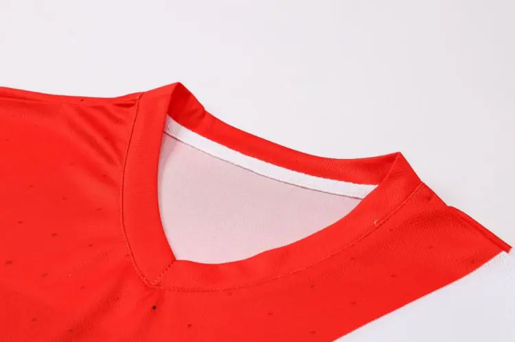 Picture of Unisex Adults 100% Polyester Micro Mesh V-Neck Long Sleeves Football Jersey