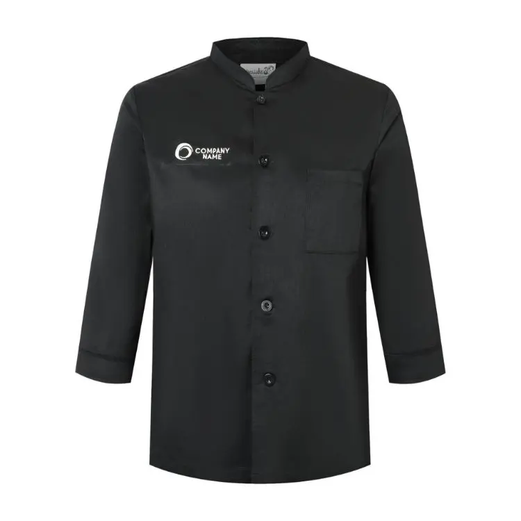 Picture of Classic 3/4 Sleeves Single Breasted Chef Jacket