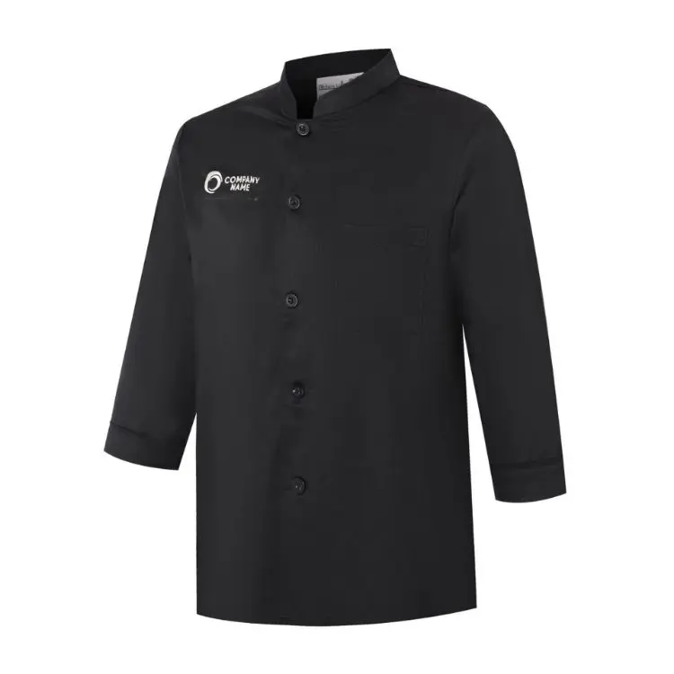 Picture of Classic 3/4 Sleeves Single Breasted Chef Jacket