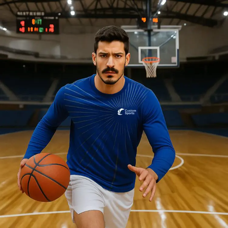 Picture of 100% Poly Milk Silk Sublimated Basic Long Sleeves Shirt