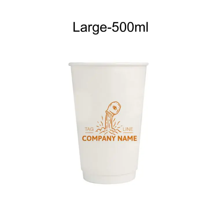 Picture of Custom Disposable Double Wall Paper Cups