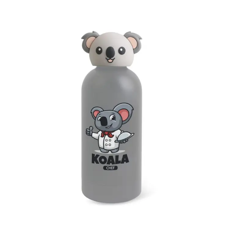 Picture of Double Wall Vacuum Bottle with Animal Head
