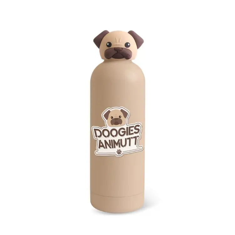 Picture of Double Wall Vacuum Bottle with Animal Head