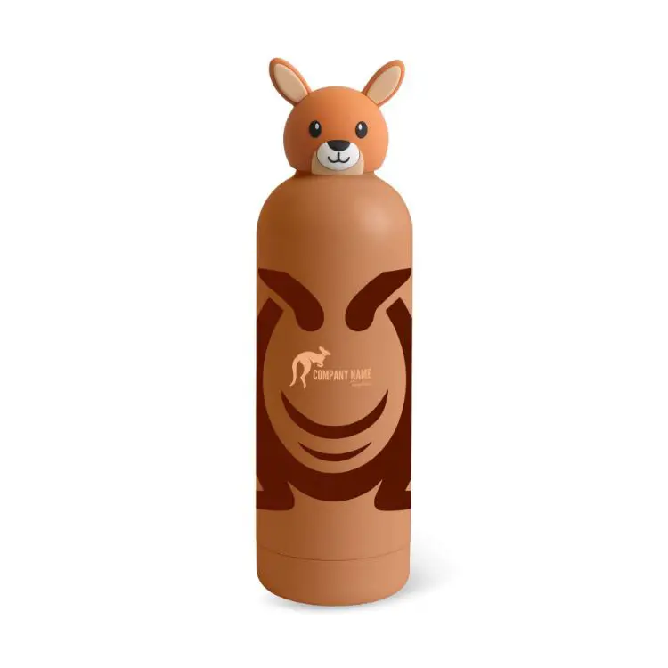 Picture of Double Wall Vacuum Bottle with Animal Head