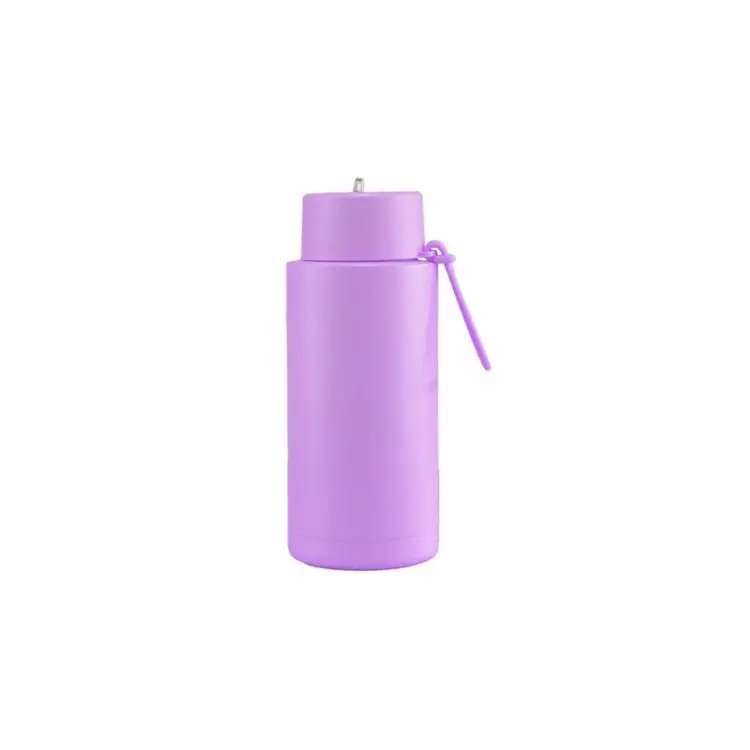 Picture of 1L Stainless Steel Bottle with Straw Lid