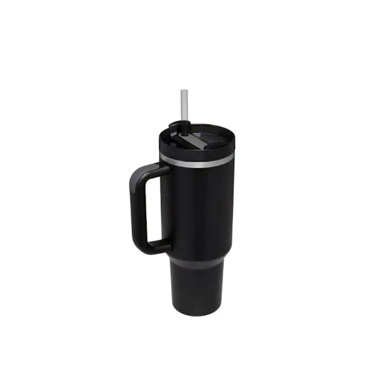 Picture of 1.2L Stainless Steel Tumbler with Lid and Straw