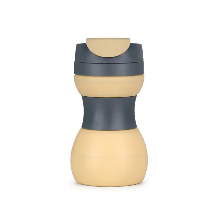 Picture of 500ml Collapsible Silicone Coffee Travel Cup