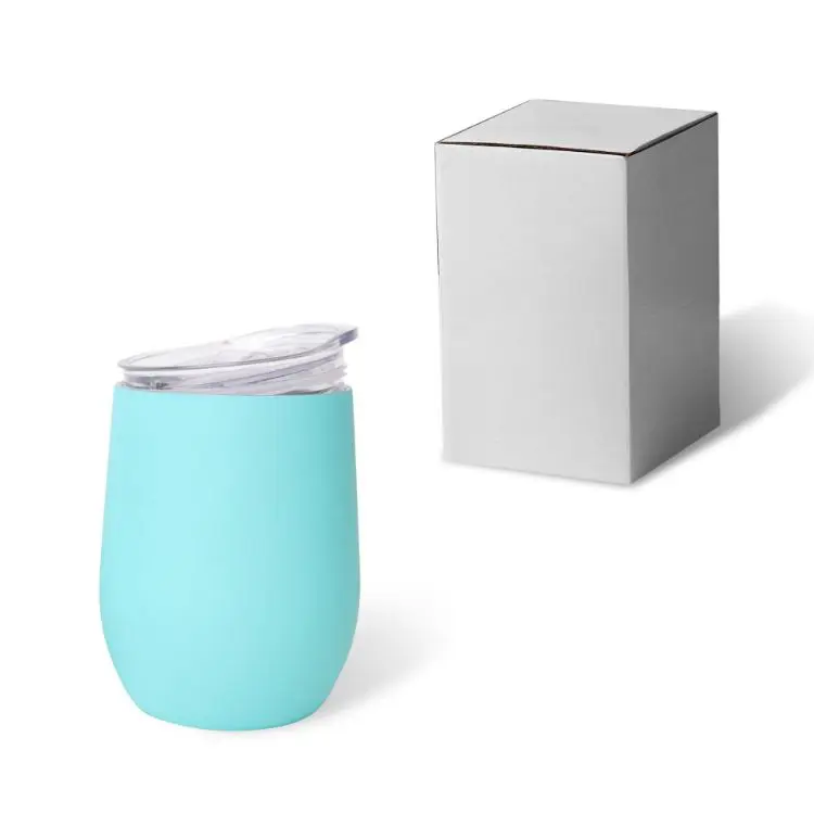 Picture of 12oz Double Wall Egg Shaped Coffee Cup