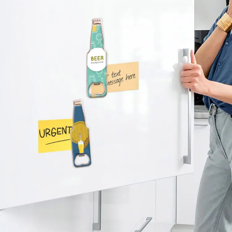 Picture of Bottle Shaped Opener Fridge Magnet