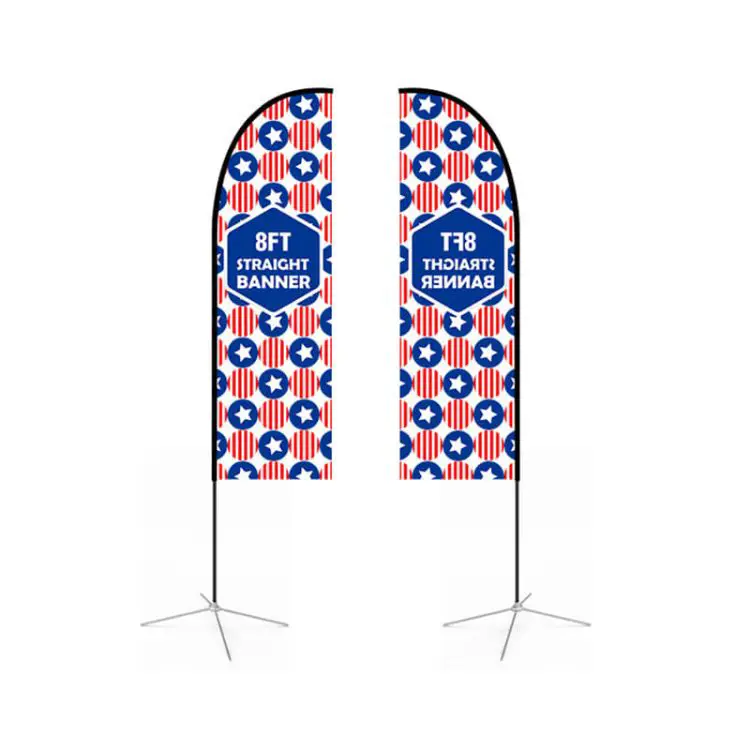 Picture of Medium(70.4*300cm) Straight Feather Banners 13ft