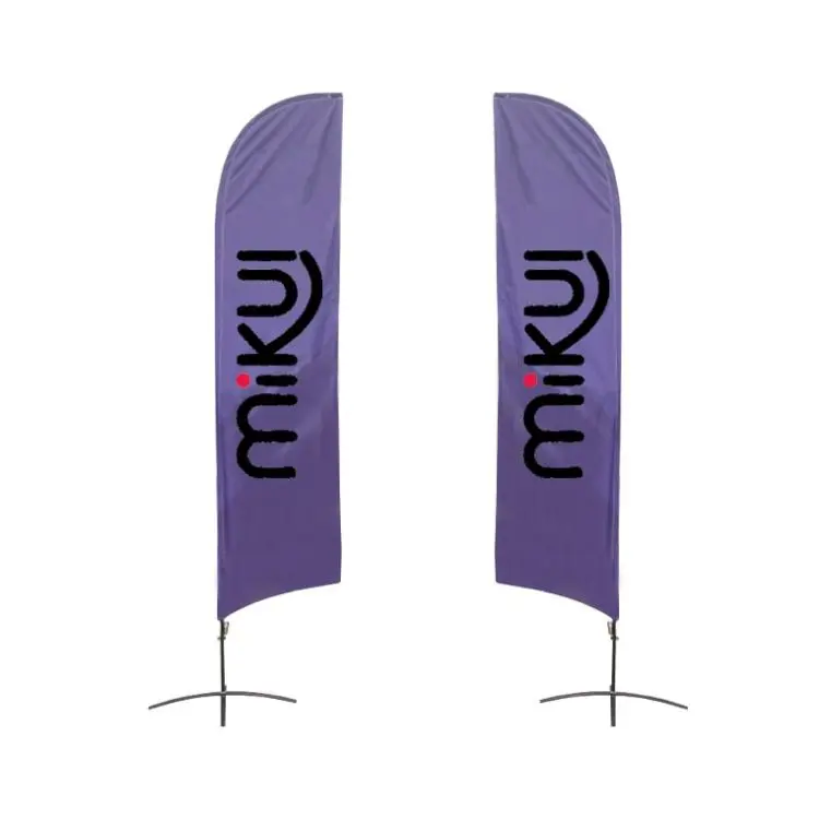 Picture of Small(65.3*200cm) Angled Feather Banners 9ft
