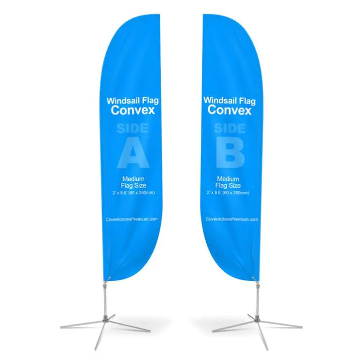 Picture of Large(80.5*400cm) Convex Feather Banners 15ft