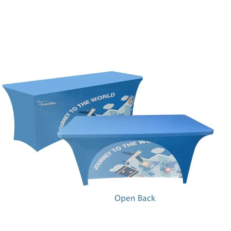 Picture of Stretch Table Covers with Open Back * 6ft