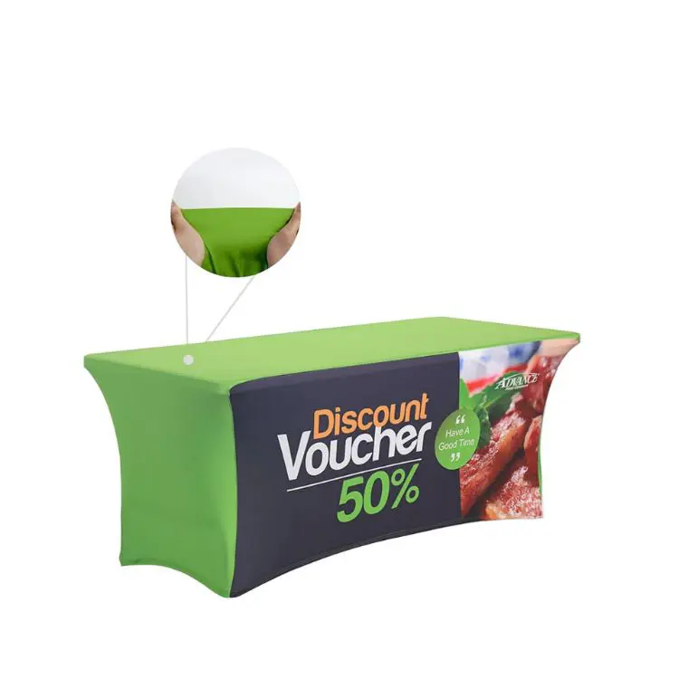 Picture of Stretch Table Covers with Open Back * 4ft