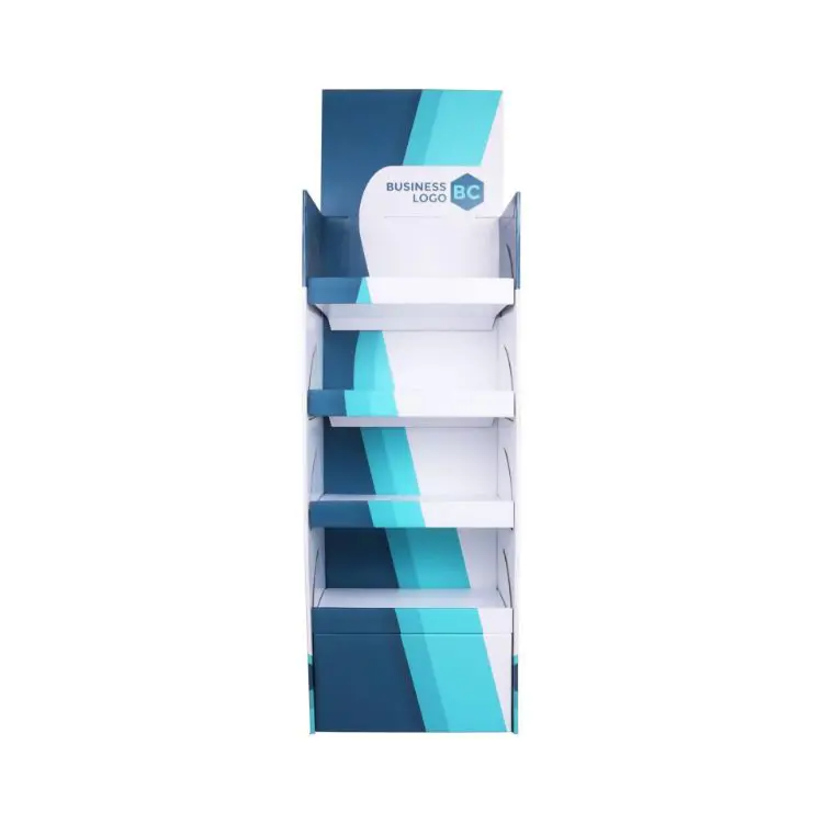 Picture of Quick Assembly Premium Cardboard Floor Display with Base