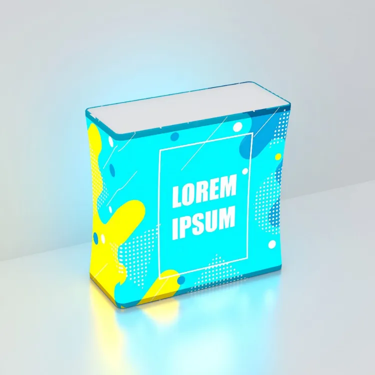 Picture of Backlit LED Spring Up Display - Rectangle