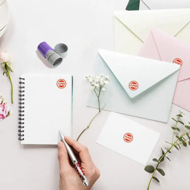 Picture of Coloured Round Stamp