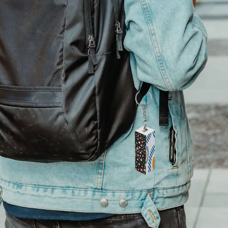 Picture of Custom Square Cube with Keyrings