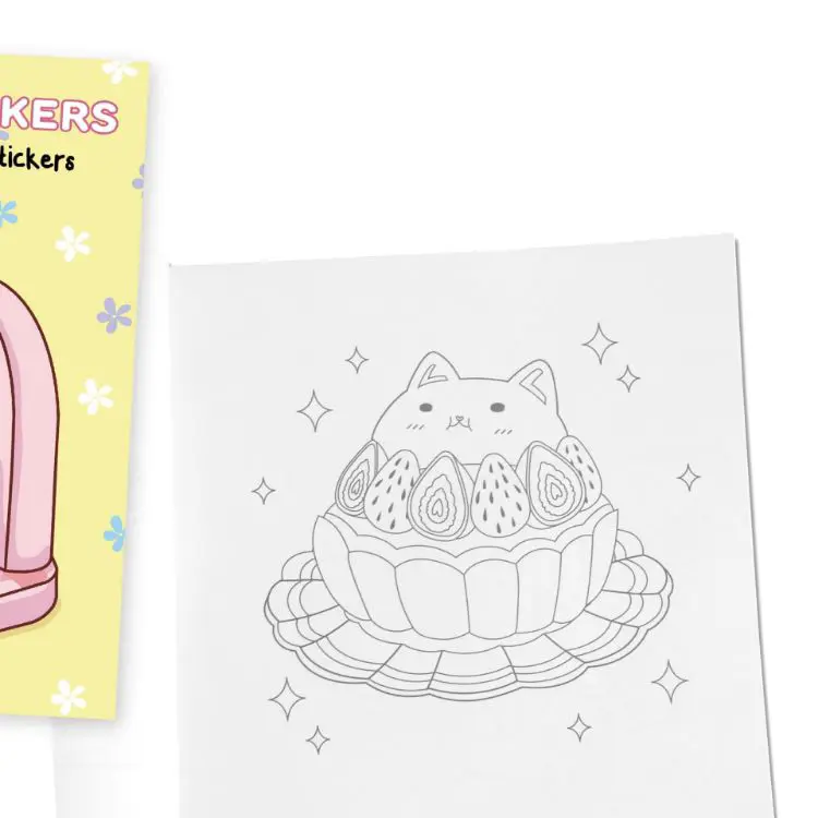 Picture of 14x14cm Custom Colouring Books