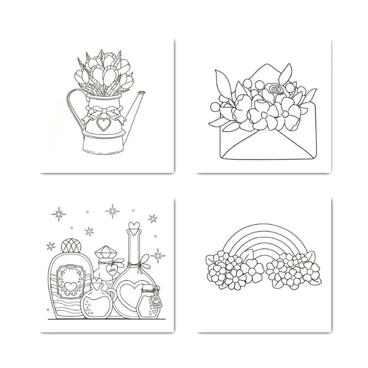 Picture of 14x14cm Custom Colouring Books