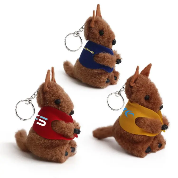 Picture of Kangaroo Clip on Stuffed Plush Toy