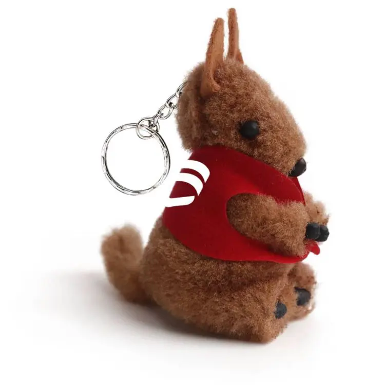 Picture of Kangaroo Clip on Stuffed Plush Toy