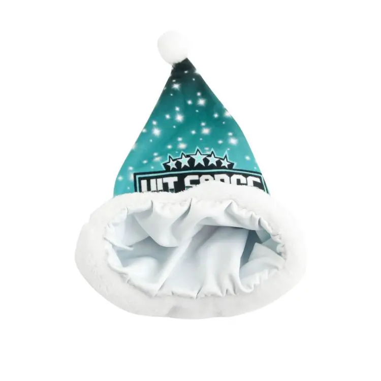 Picture of Full Colour Premium Regular Santa Hat